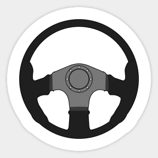 Steering Wheel Car Driving Vehicle Speed Gift Idea Sticker